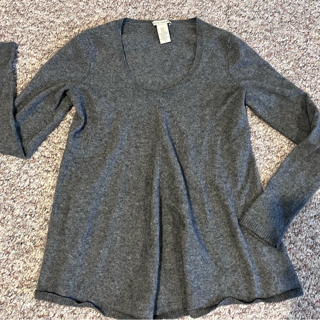 White And Warren Cashmere/Silk Sweater